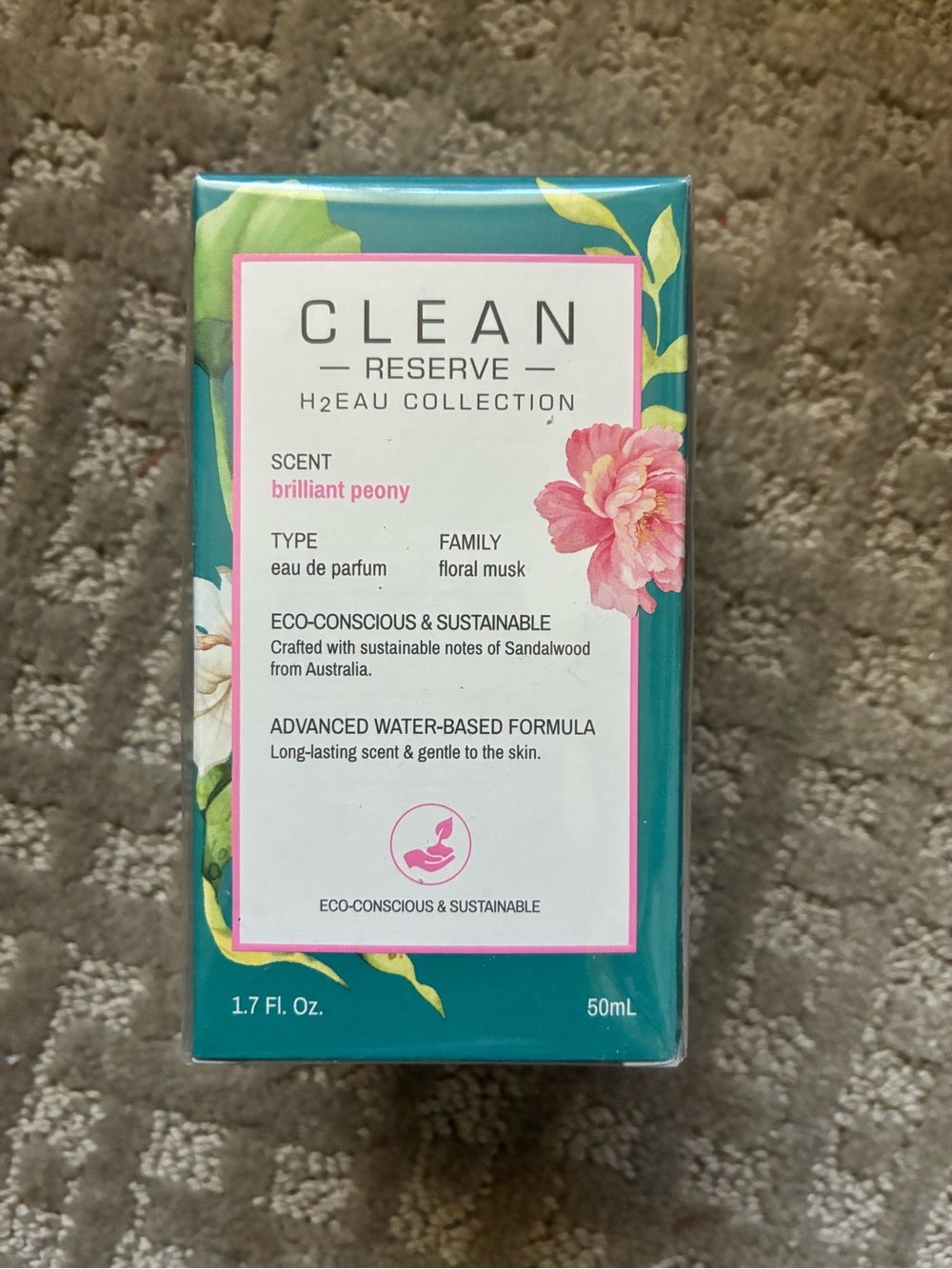 Clean Reserve H2EA Collection- Brilliant Peony 50ml